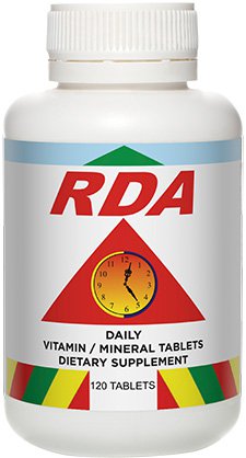 New Image International Product:RDA Vitamins & Minerals (nutritional)