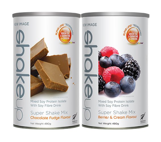 <b>ShapeUp</b> is a great source of protein and low in carbohydrates. Delicious Berries & Cream or indulgent Chocolate Fudge.