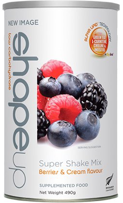Το <b>ShapeUp</b> είναι μια εξαιρετική πηγή πρωτεΐνης και χαμηλής περιεκτικότητας σε υδατάνθρακες. Γευστικότατο Berries & Cream.